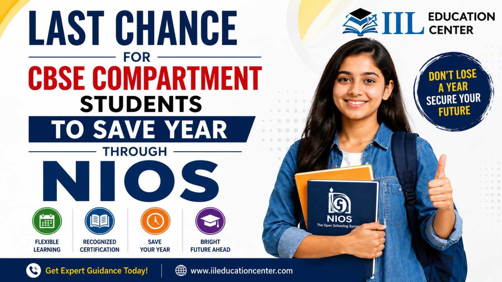 Last Chance for CBSE Compartment Students to Save Their Year Through NIOS