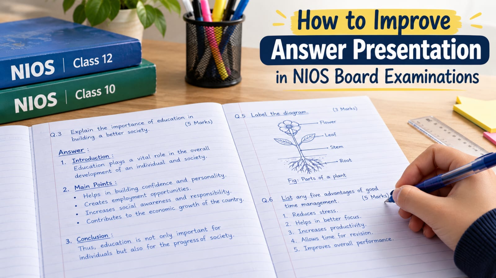 How to Improve Answer Presentation in NIOS Board Examinations