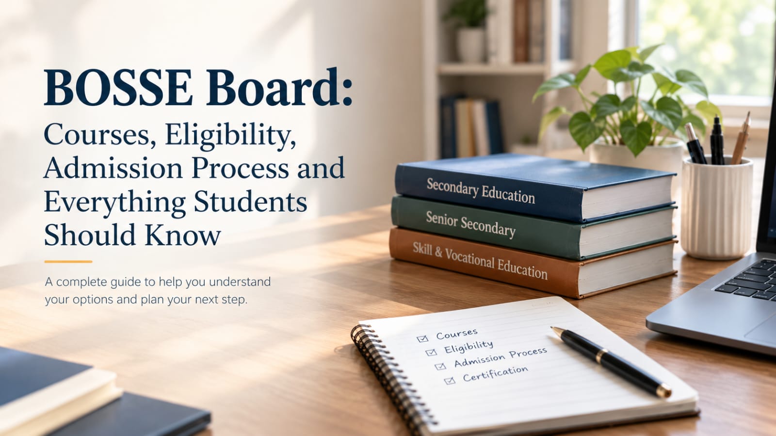 BOSSE Board: Courses, Eligibility, Admission Process and Everything Students Should Know